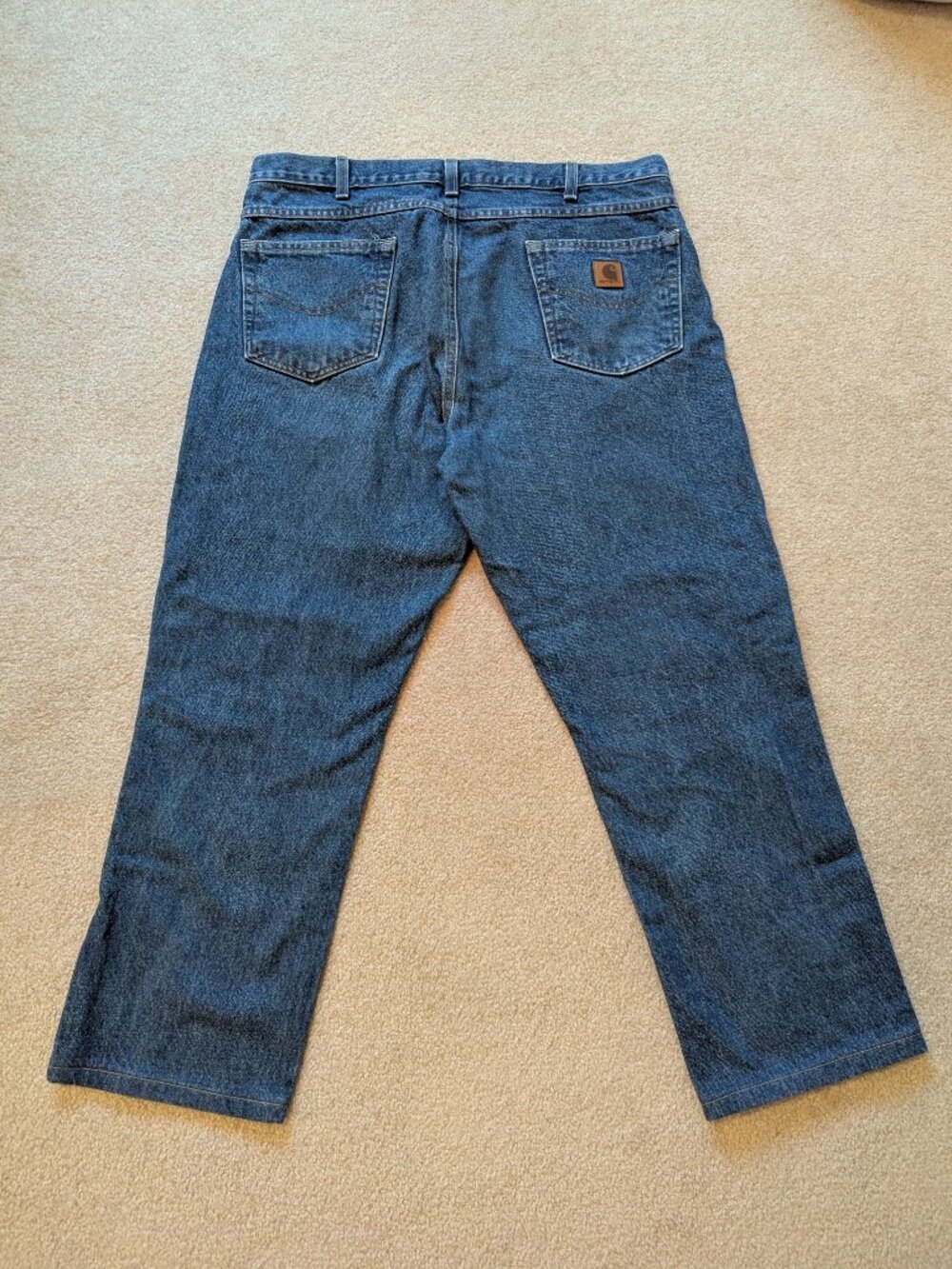 Carhartt Traditional Fit Jeans (hemmed to 38x29) - Picture 2 of 3